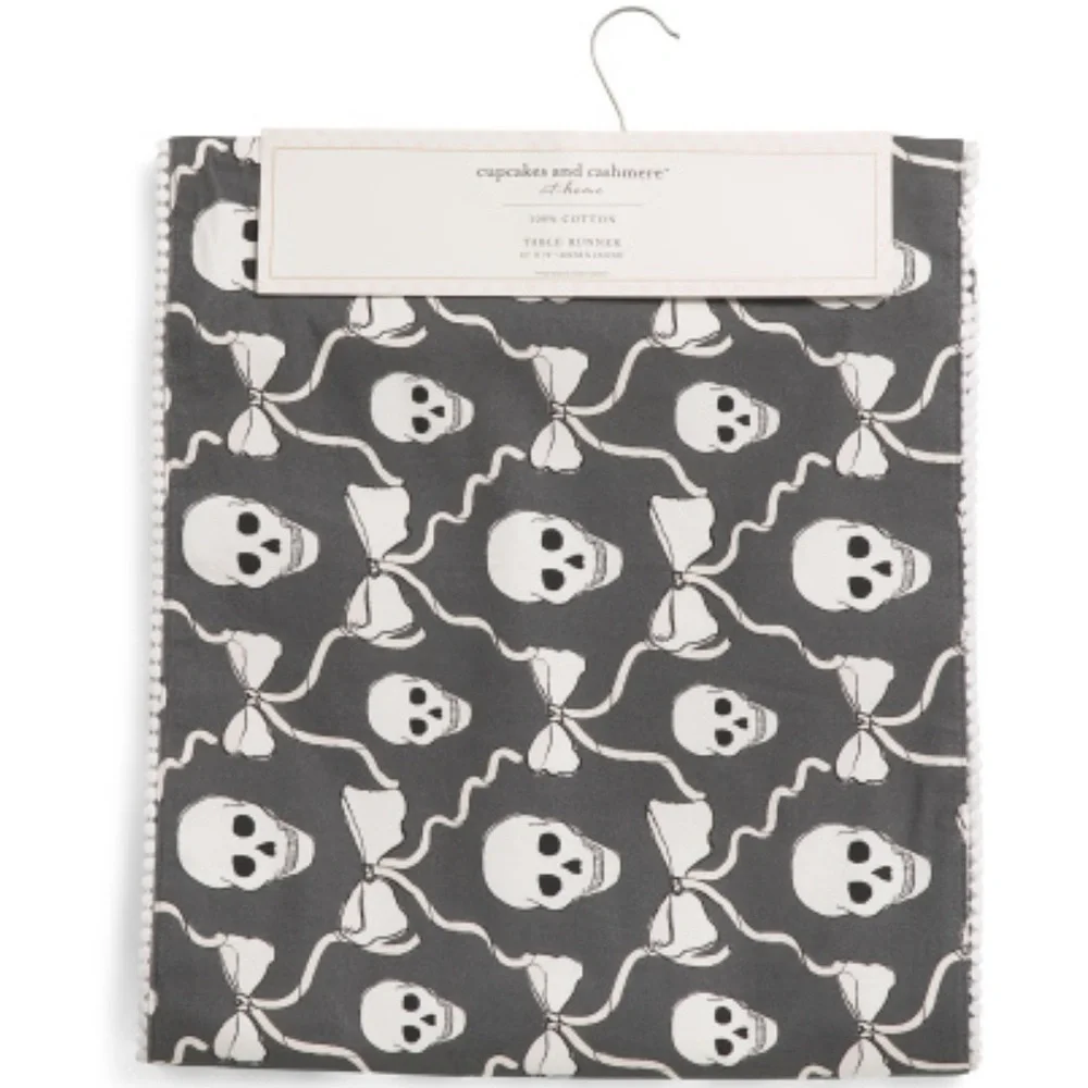 Skull & Bow Table Runner